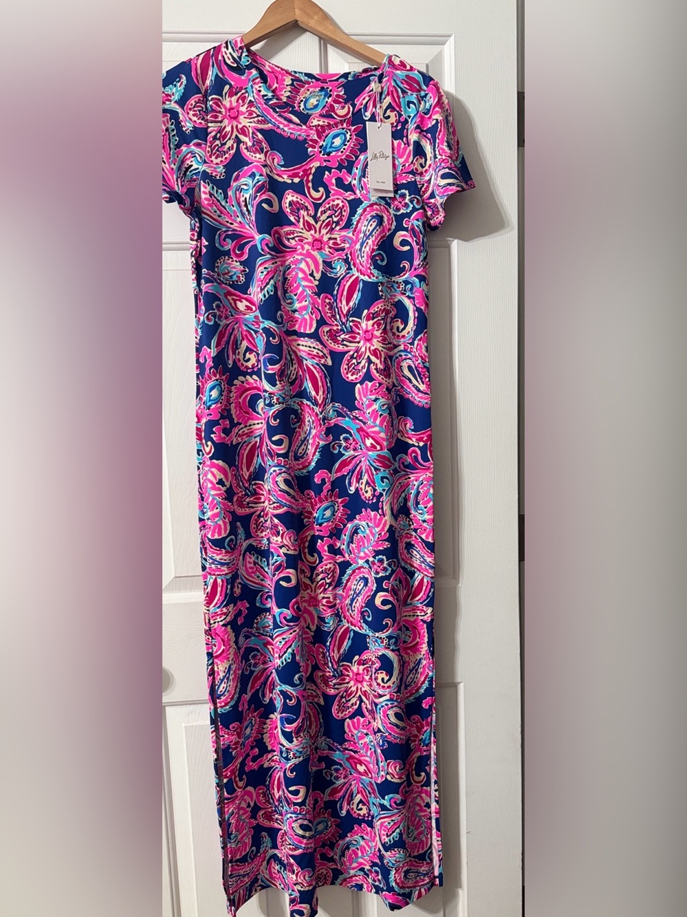 Lilly Pulitzer Kaden Flitting About maxi dress UPF 50